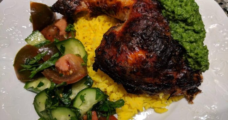 Palestinian Chicken with Taom